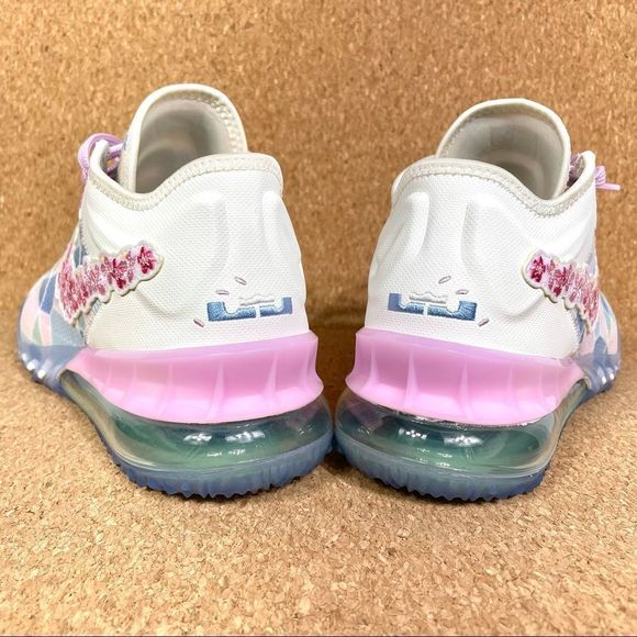 nike lebron 18 low atmos cherry blossom